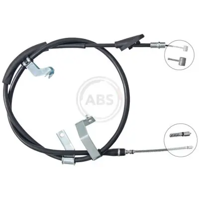 Cable de accionamiento, freno de estacionamiento A.B.S. K17303 Edición Limitada